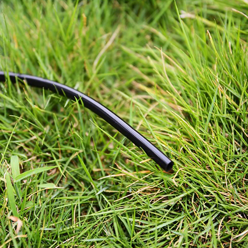 10/20/40M 4/7mm 1/4" PVC Garden Watering Hose Micro Drip Irrigation Pipe Tubing For Lawn Balcony Plants Flower Greenhouse
