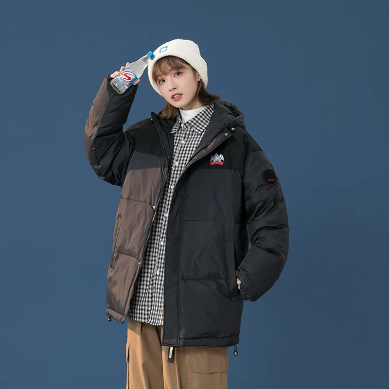 2022 New Fashion Women Down Coat Fashion Short Winter Jacket Fashion Couple Warm Outwear