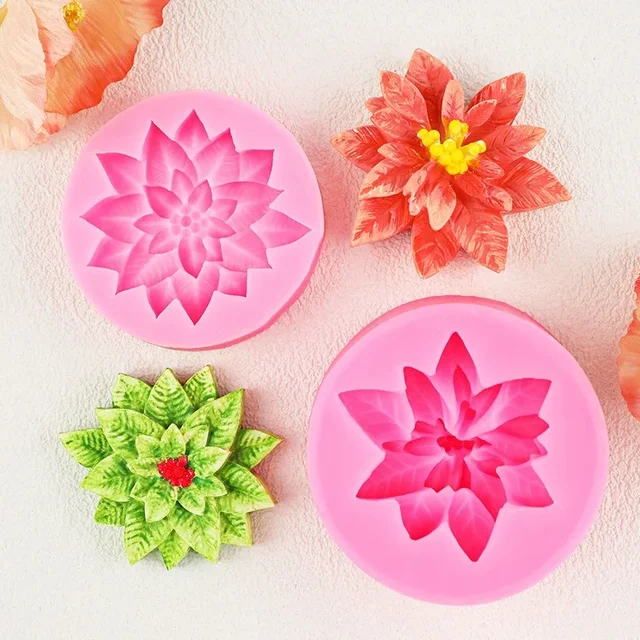 3D Holly Leaf Mold 2