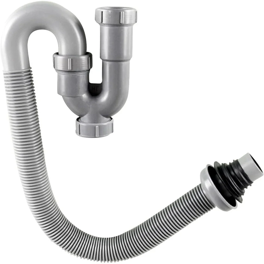 Basin U-shaped Drain Pipe Washbasin Sink Sewer Retractable Deodorant Drain Hose Bath Parts drainage pipe set