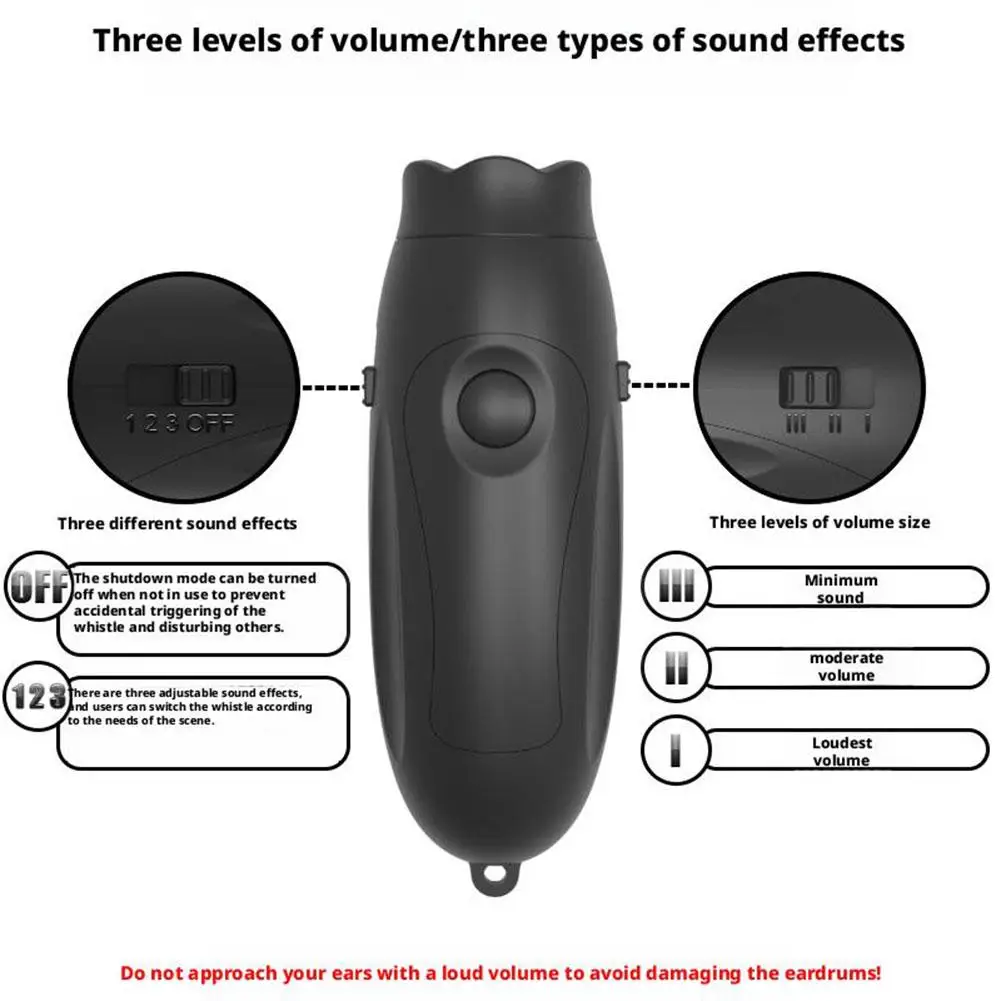 Electronic Whistle With USB Charging Emergency Whistle For Referee Teacher For Outdoor Sport Game Camping H4T3
