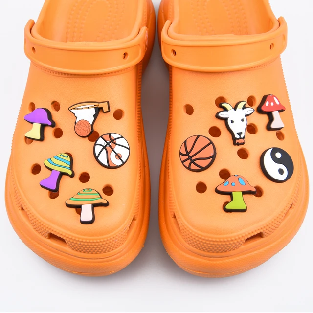 Custom PVC Shoe Charms compatible w/Croc Jibbitz  Custom PVC Rubber charms  for slides, Crocs & sandals