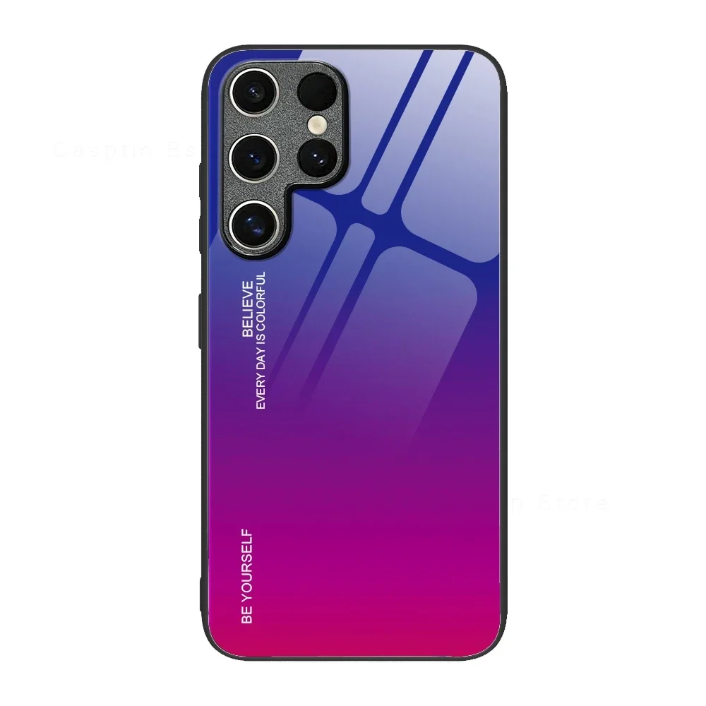 Gradient Tempered Glass Cover - Premium Smartphone Case