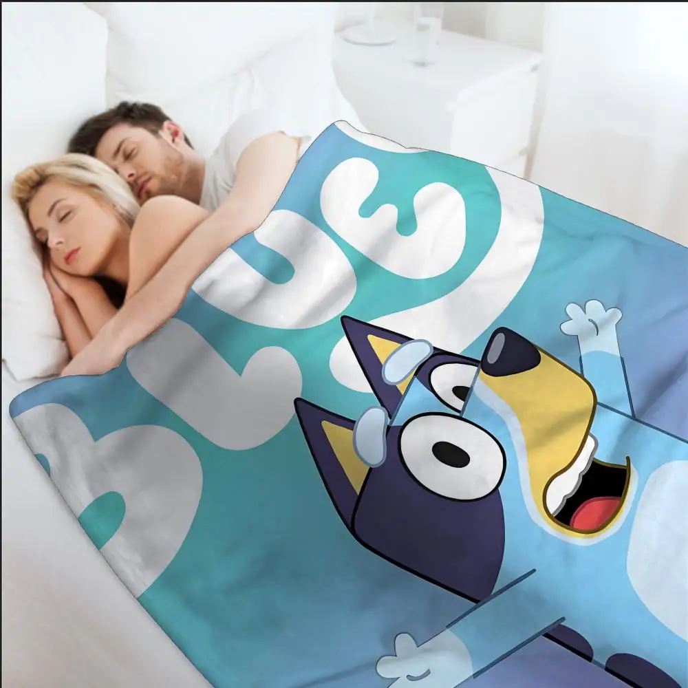 Bluey Flannel Throw Blanket 6