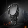 Locking Carabiner Keychain Heavy Duty Hardware for Dog Leash Hiking Camping 2
