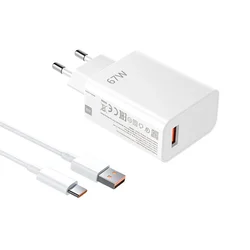Ultra Fast 120W Charger with EU Plug and 6A Type C Cable - 67W SET