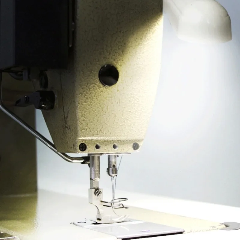 Lámpara LED de cuello de cisne ajustable para máquina de coser, luces industriales con Base magnética para banco de trabajo, Flexible, 20/30, 10/360