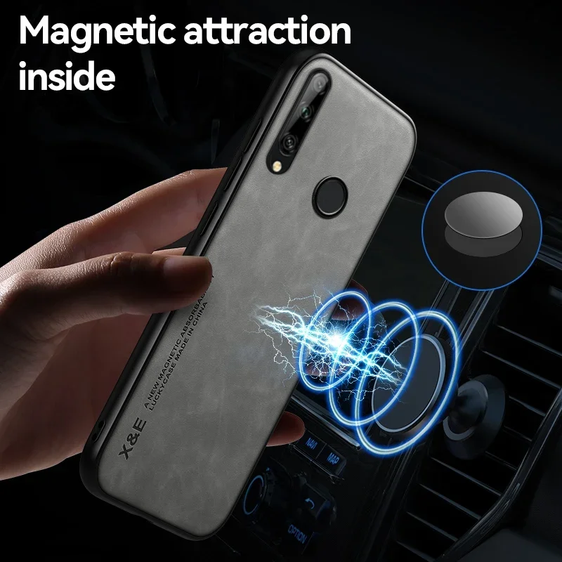 Luxury Matte Silicone & Leather Phone Case Cover