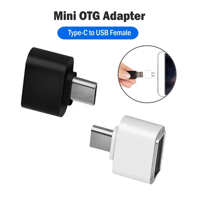 2Pcs USB Type-C OTG Adapters for Samsung Galaxy S21 S22 S23 Ultra