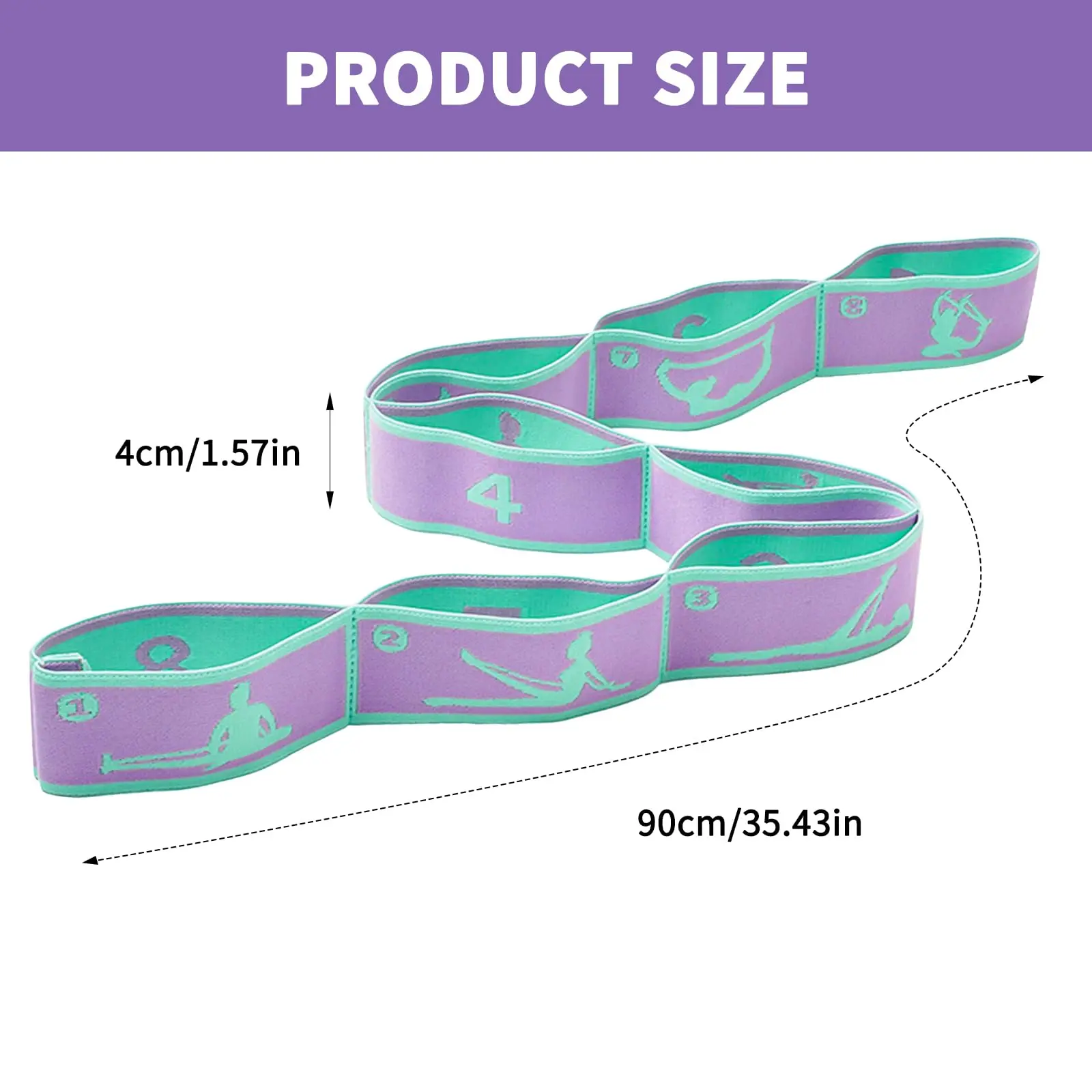 Yoga Stretching Resistance Belt 2