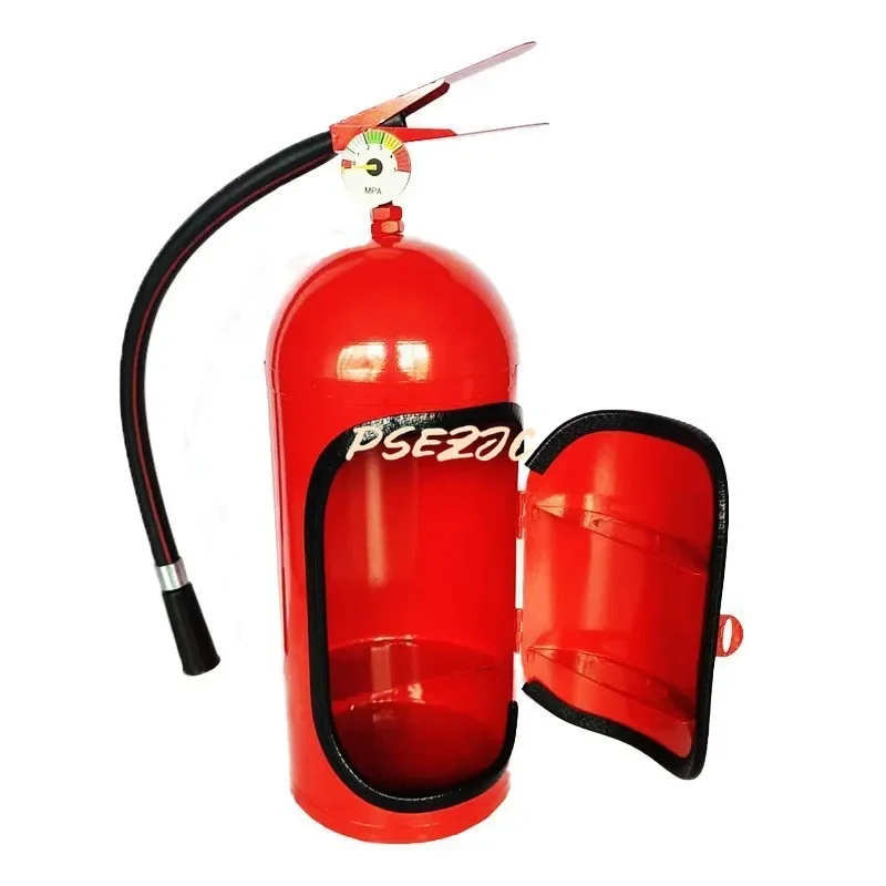 Mini Fire Extinguisher Storage Wine Storage Fire Extinguisher Wine Box Desktop Firefighter Decoration mini storage boxes