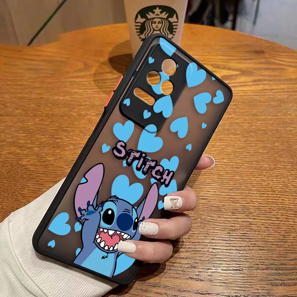 thumbnail image 1 of Matte Case for Redmi A1 K50 K40 GAMING K30 K20 10X 10C 10 9C 9T 9A 9 8 7 PRO 4G 5G Case Funda Coque Lilo & Stitch Cartoon Anime, 1 of 5