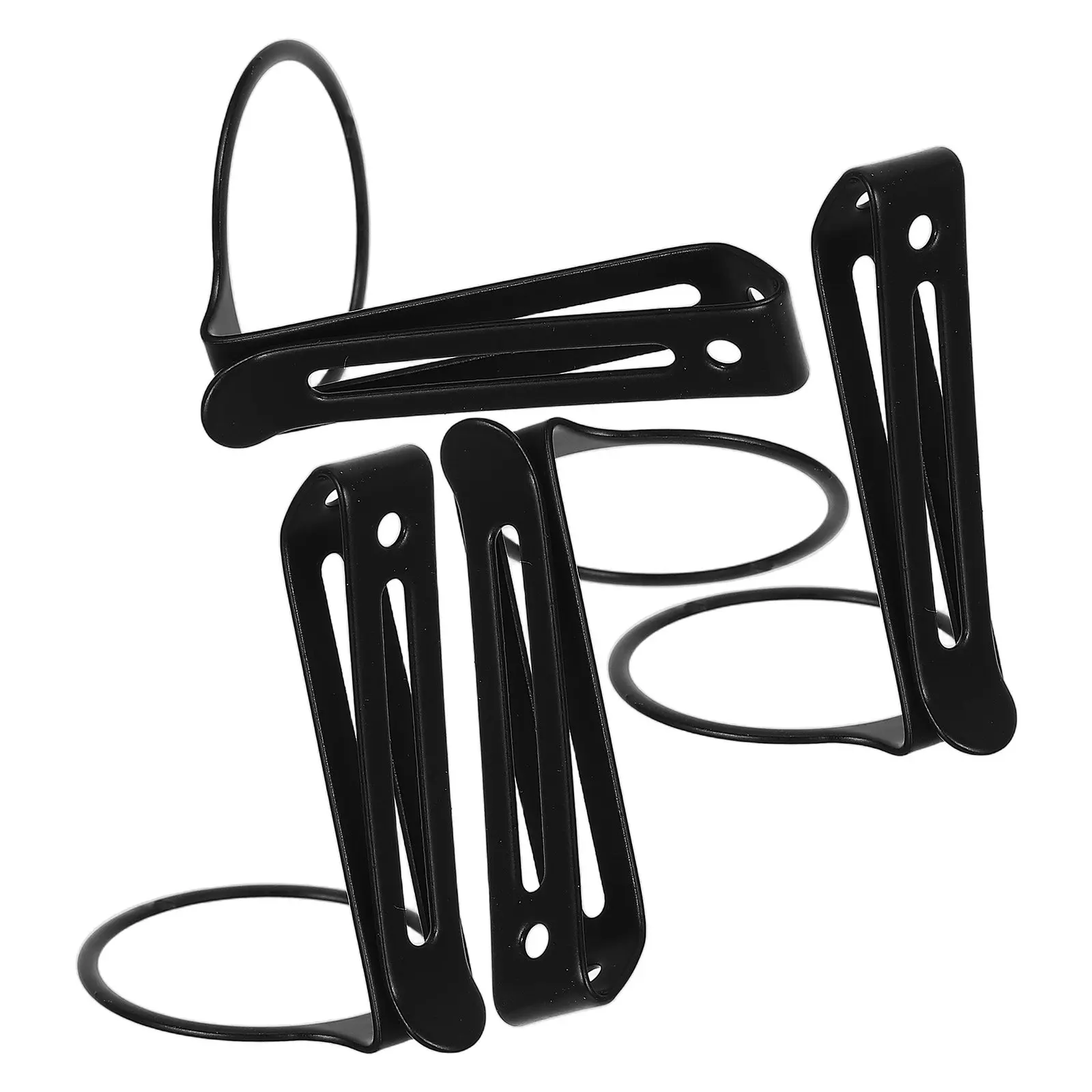 4Pcs 금속 손전등 벨트 클립 22Mm 내경 보안 허리띠 배낭 홀더 빠른 분리 휴대용 야외 캠핑 밤