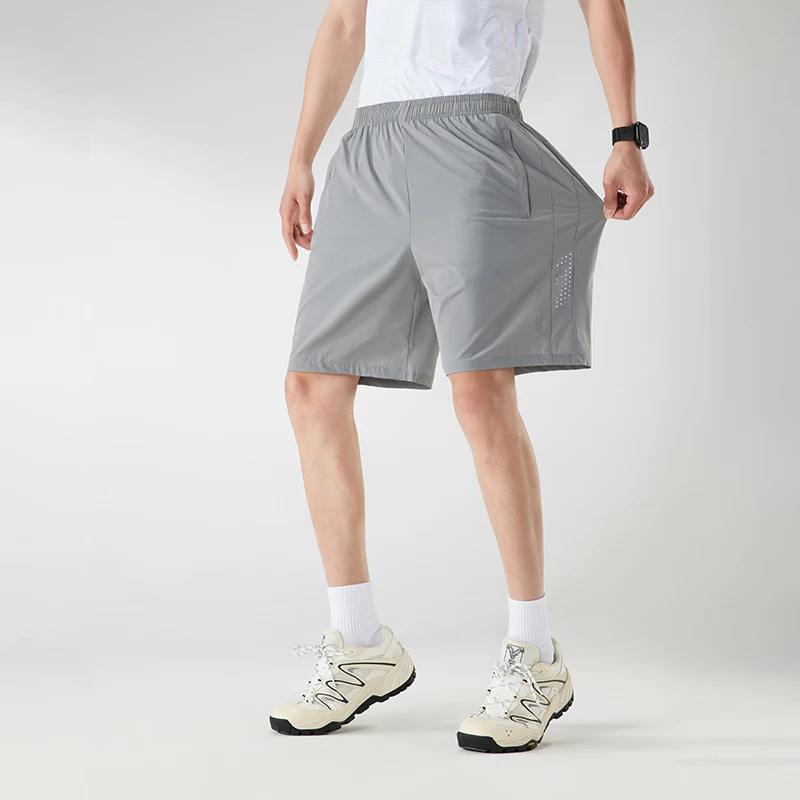 2024 Summer Elegant Fashion Harajuku Slim Fit Ropa Hombre Loose All Match Sport Casual Shorts Solid Pockets Straight Leg Shorts