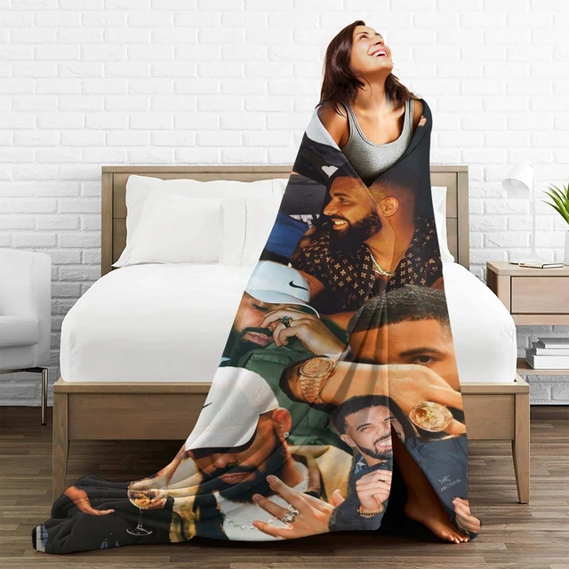 Drake Singer Star Blanket Flannel Summer Portable Super Warm Throw Blanket  for Bedding Couch Quilt - AliExpress
