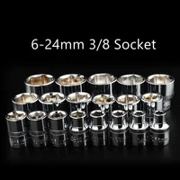 6-24mm 3/8" Square Drive Socket Bit Removal Tools for Wrench Socket Power Tool Accessories CRV Spanner Ratchet Wrench Nut 1