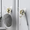 Acrylic Butterfly Transparent Hook Clothes Hanger For Bathroom Wall Hanging Rack Organization Storage Door Hooks Kitchen Gadget 3