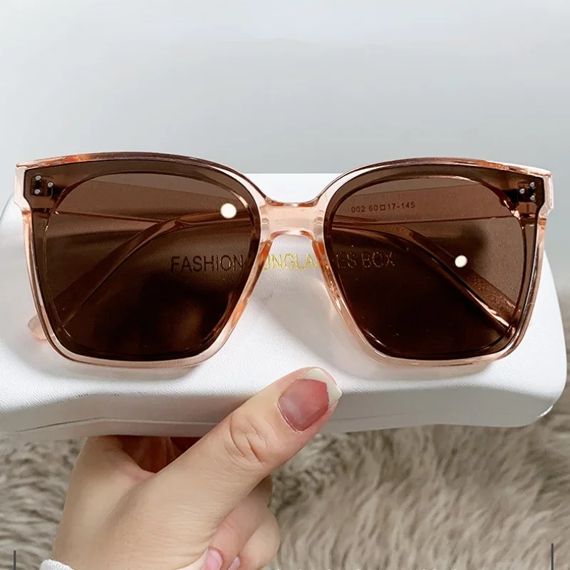Women Large Frame GM Sunglasses Brand Designer Vintage Square Sun Glasses Female Classic Oversized UV400