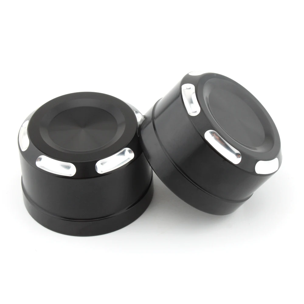 Motorcycle Black/Chrome Rear Wheel Shaft Cap Side Protector Guard motorcycle accessories motorcycle axle nut covers for Harley Softail Fat Boy Breakout Street Bob