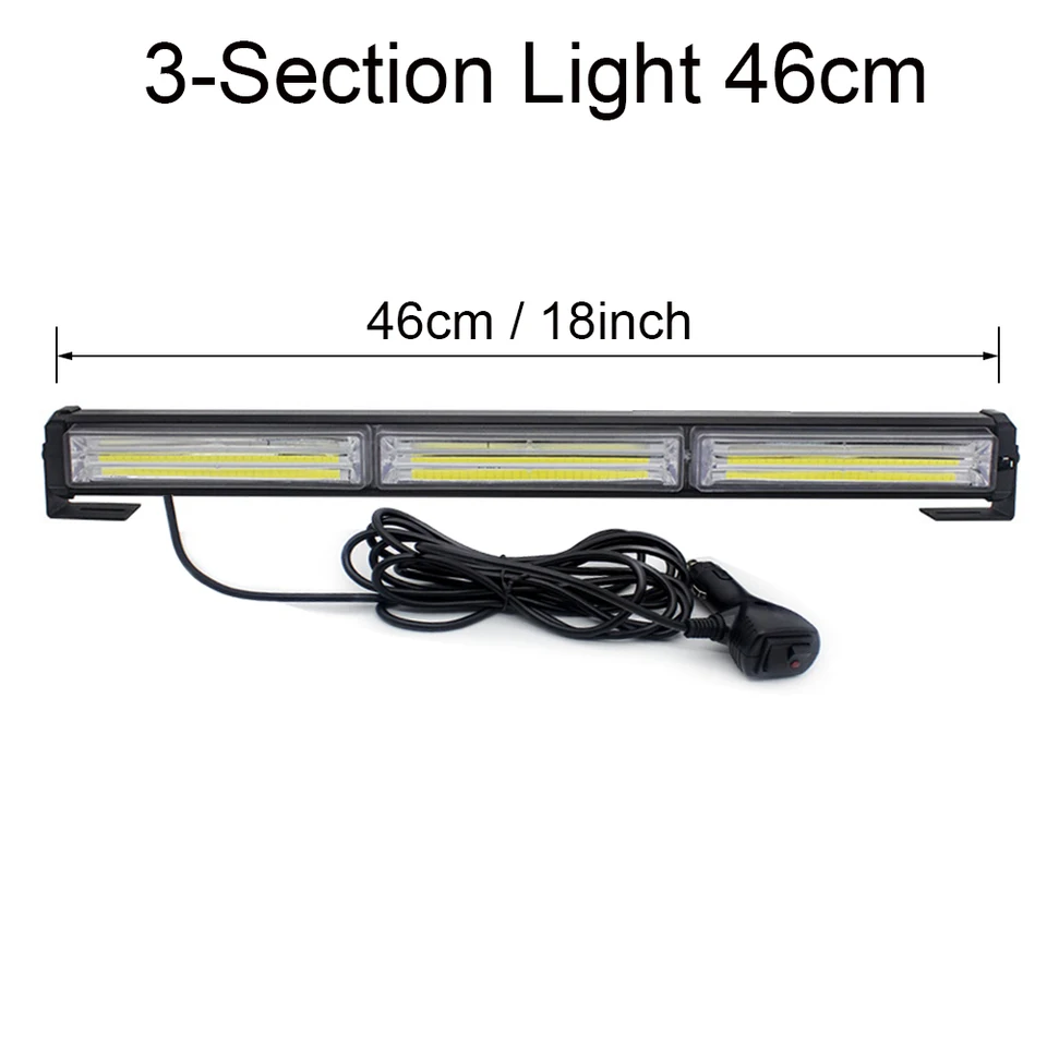 Confezione Da 3 LED Ambra, Luci Di Avvertimento Lampeggianti A Led Illuminazione Di Emergenza Per Auto Sicurezza Automobilistica Per Veicoli Barche Campeggio Escursionismo Bordo Strada 84619166 - Foto 6