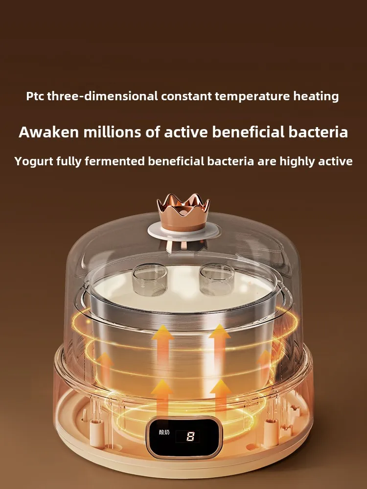 Convenient Home Fermentation Machine for Making Natto, Rice Wine, Kimchi, Yogurt-All in One & Stainless Steel Inner