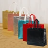 Waterproof Embossed Non-woven Fabric Grocery Bag Film Coated Laser Bag Takeaway Bag Shopping Pouch Eco Bag Shopping Bags 4