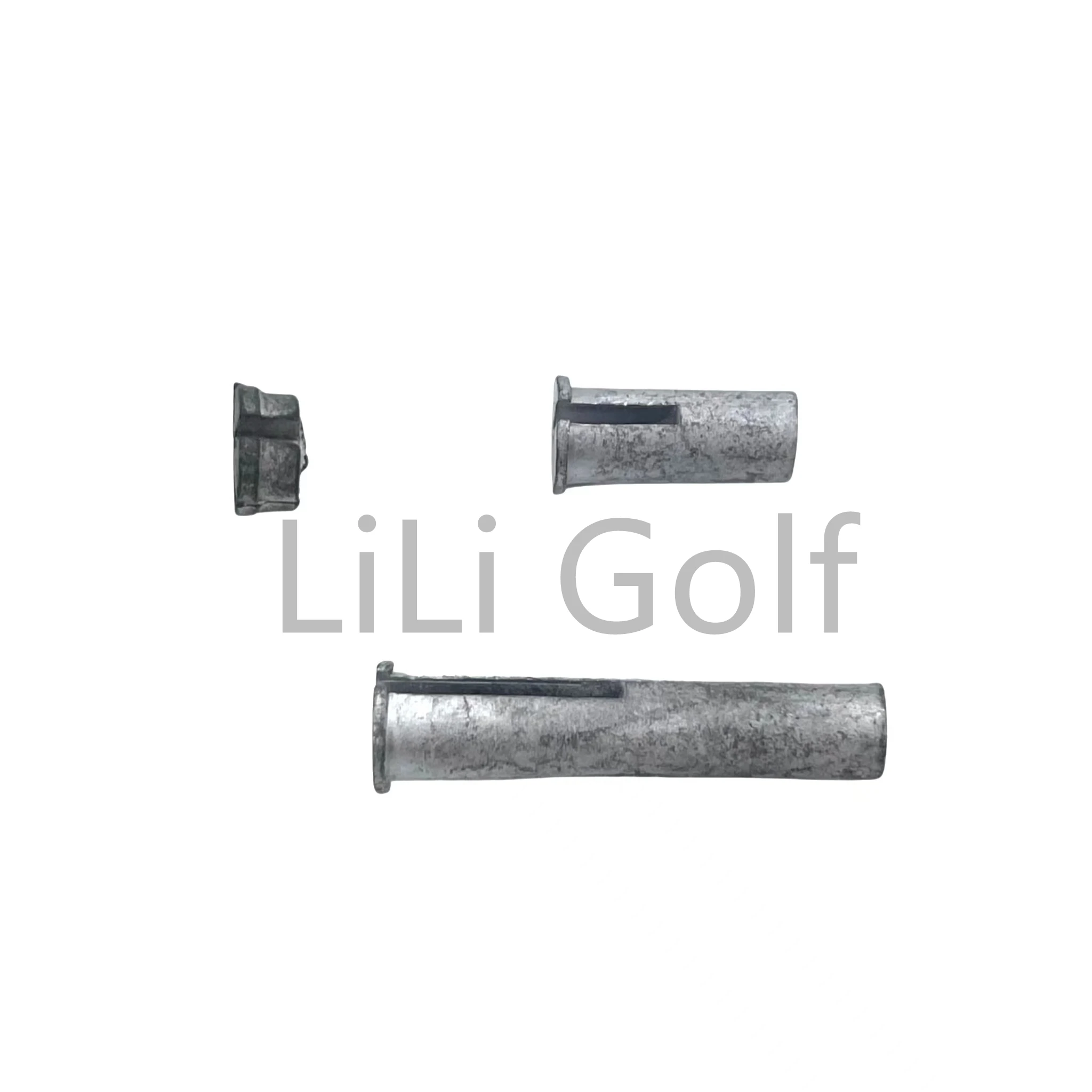10Pcs Golf Club Assembling Accessories Balance Ding Golf Shaft Swing Nail Plug Weights,Slender for Wood,Coarse for Irons 2
