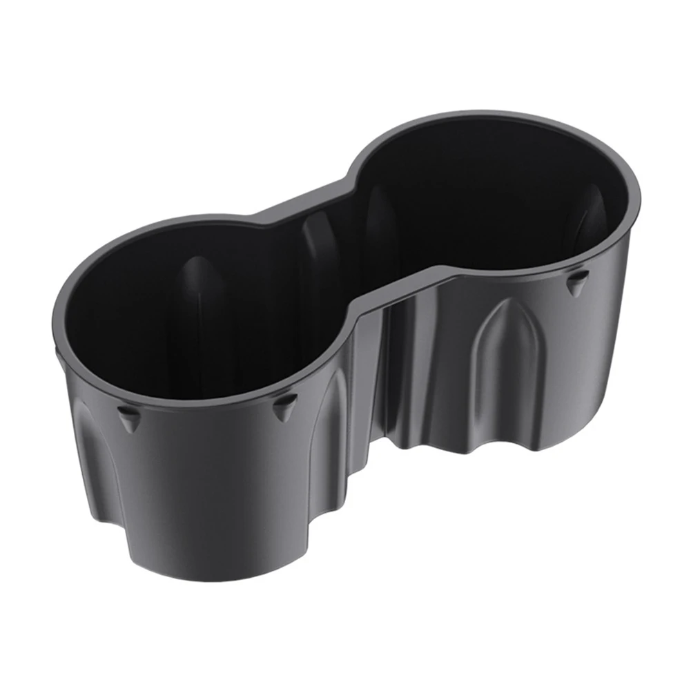 

Console Drinking Bottle Insert Holder Storage Box Round Water Cup Holder For Tesla Model 3 Y Double Hole Car Accessories