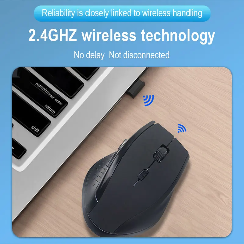 Wireless Business Mouse Optical Esports Mechanical Games Office Laptops Universal Silent Ergonomics Easy To Carry_voghion.com