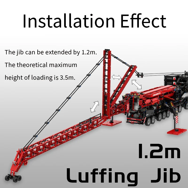 2024 Ubricks Liebherr LTM11200 1.2m Luffing Fly Jib Modify 