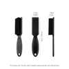2Pcs Barber Neck Duster Brush Sets Plastic Handle Hairdressing Soft Hair Cleaning Brush Head Shape Carving Cleaning Brush 4