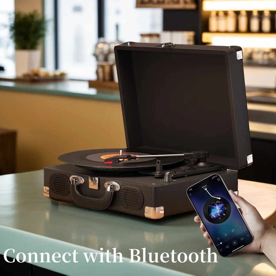 Maio S100 Vintage Belt Driven Vinyl Turntable