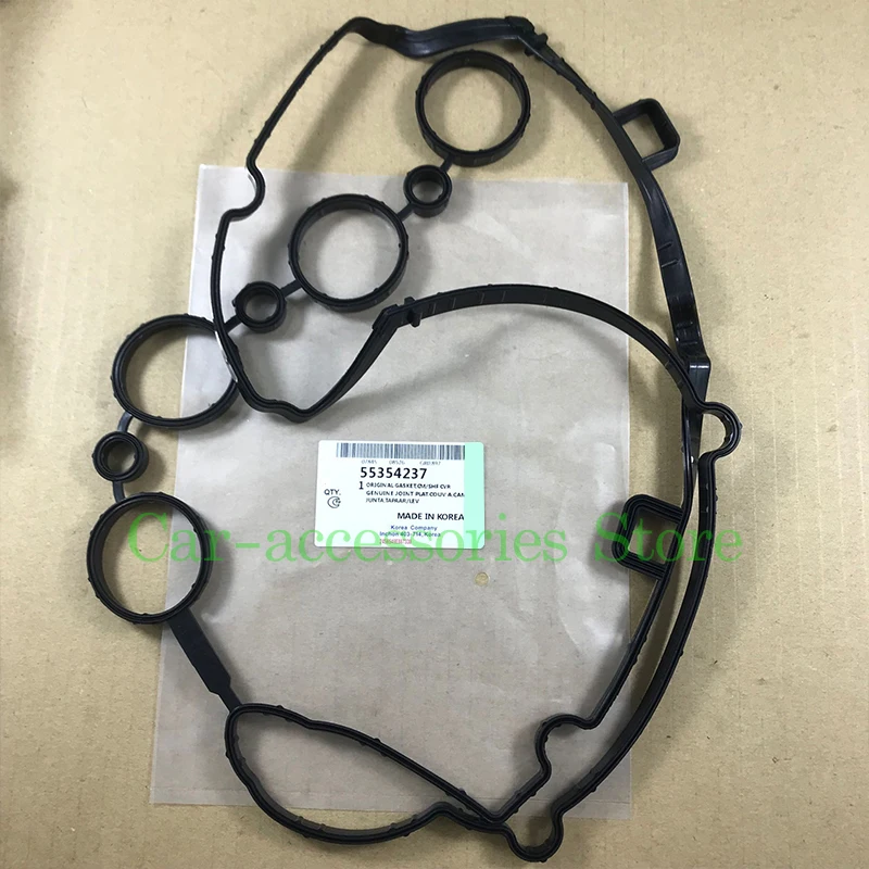 10PCS Engine Valve Cover Gasket for Chevrolet Cruze Aveo Aveo5 Sonic Captive Opel Saturn Astra Pontiac G3 55354237 rubber gasket