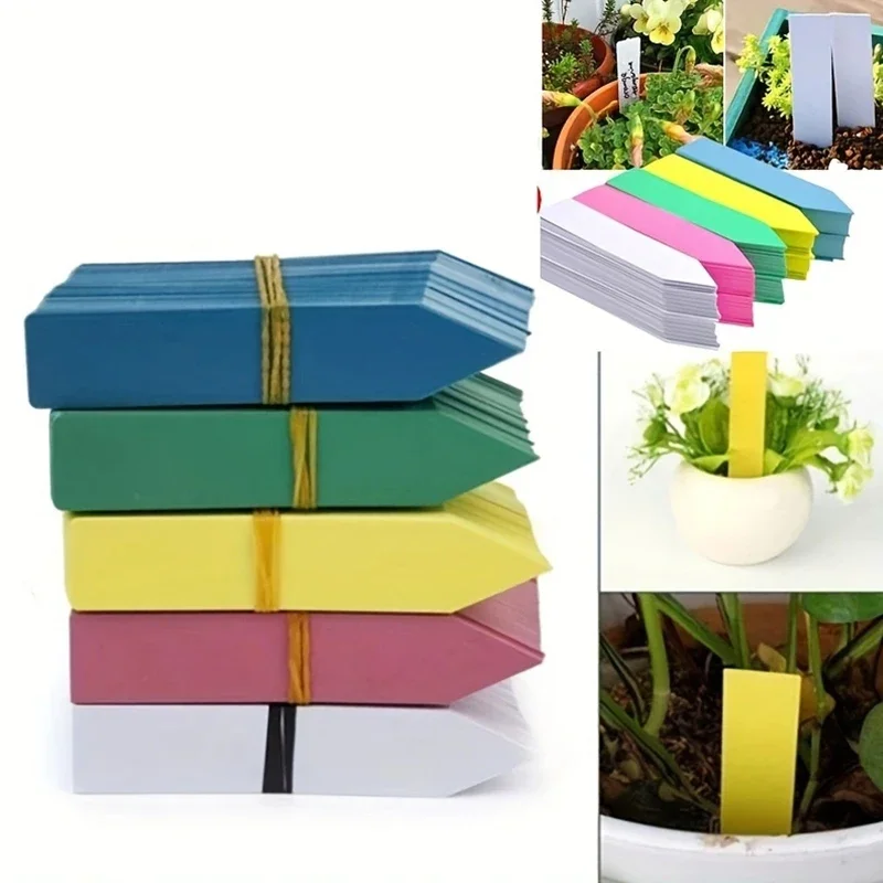 Description Picture 4 of item100pcs Garden Plant Labels Plant Accessories Flower Pots Plastic Plant Tags Nursery Markers Label Tray Mark DIY Tool