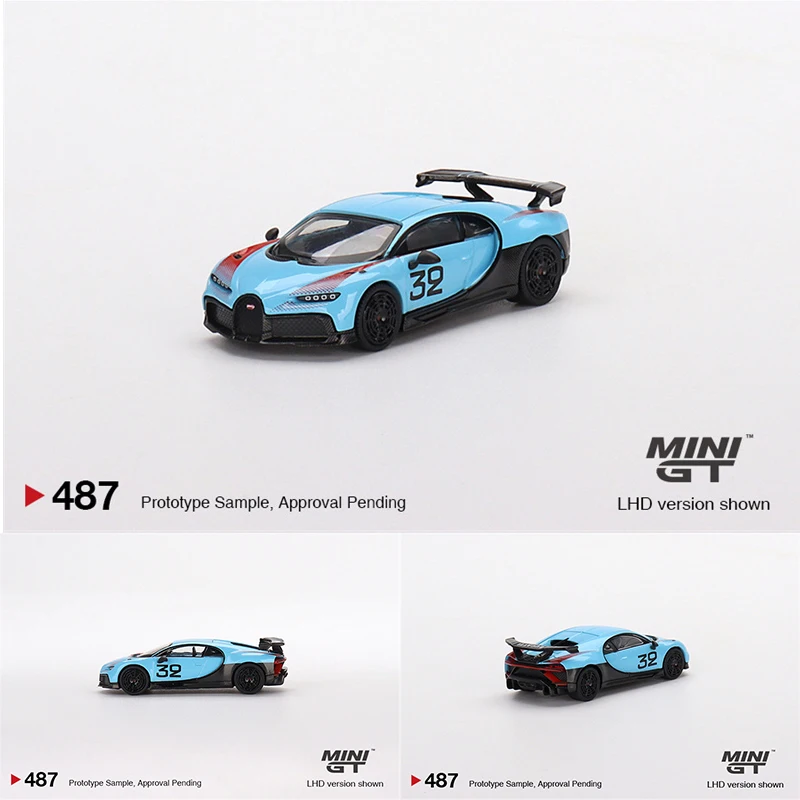 

MINI GT 1:64 Chiron Pur Sport Grand Prix Diecast Diorama Car Model Collection Miniature Carros Toys 487 In Stock