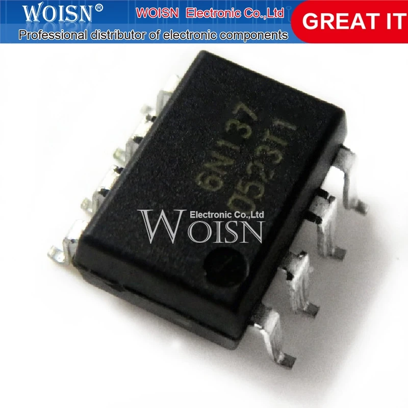 

100 шт./партия 6N137 EL6N137 A6N137 SMD-8