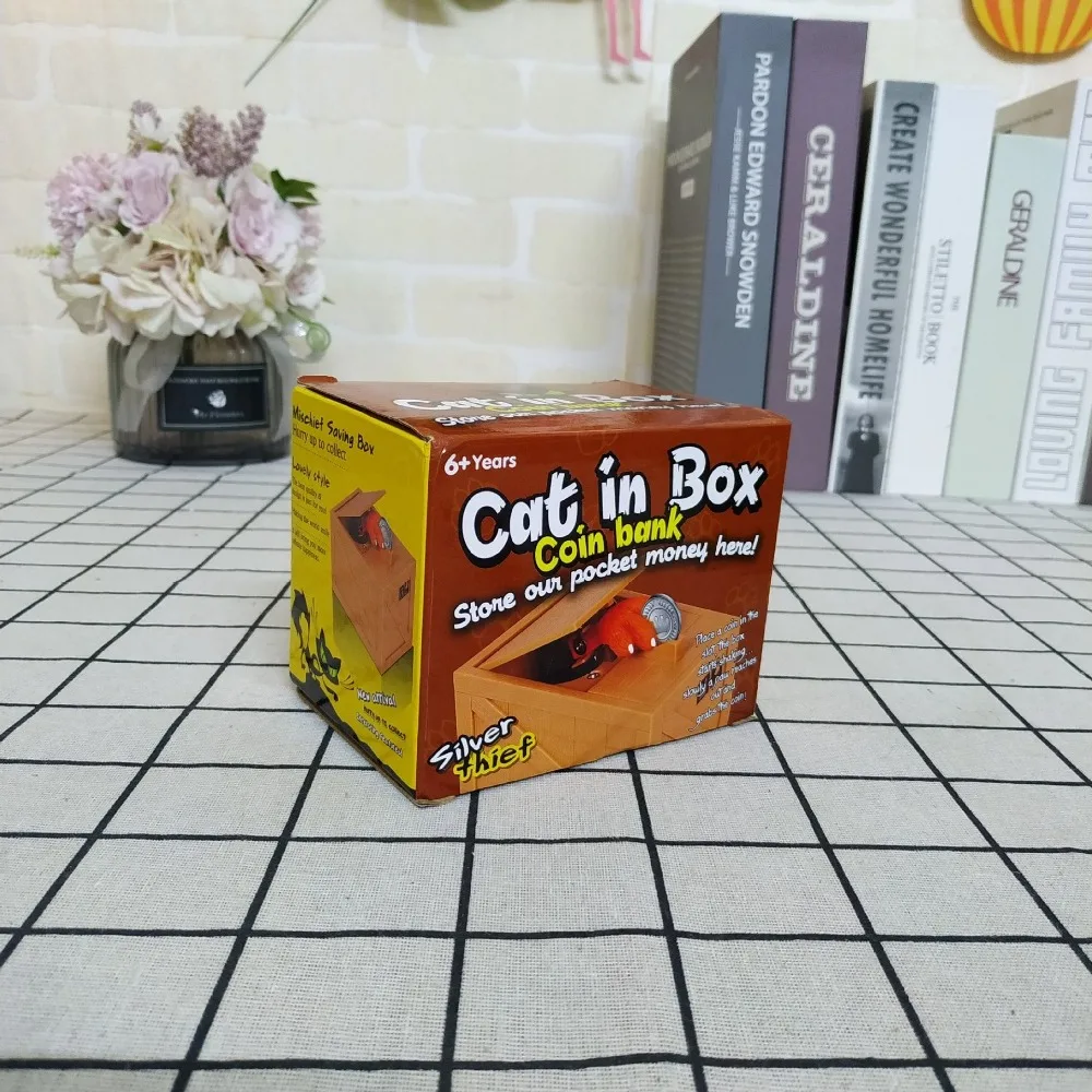 Creative Cartoon Cat's Claw Money Bank Prank Toy Electric Piggy Bank Household Ornaments Banknote Box Money Saving Box Gifts
