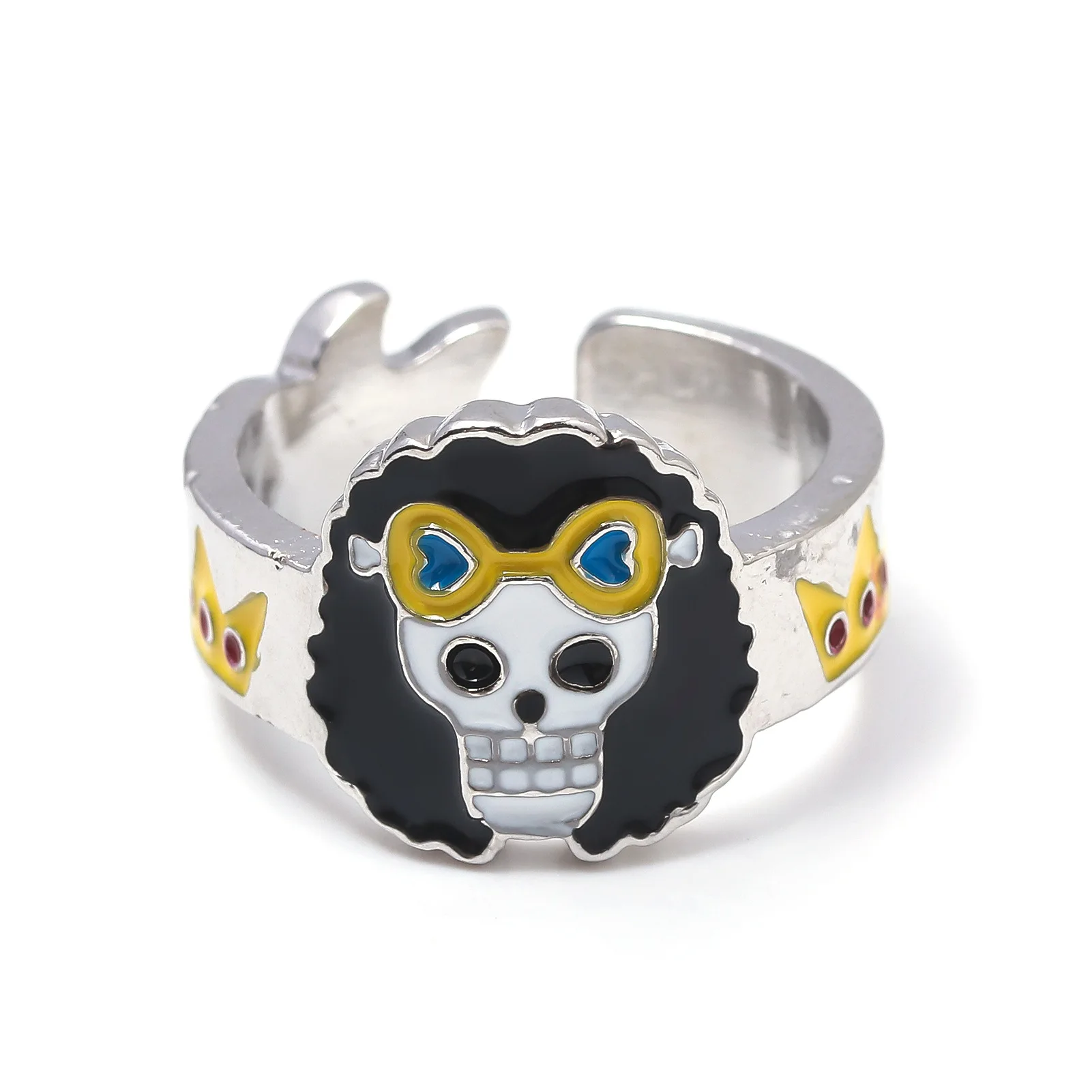 thumbnail image 1 of Figura de Anime de una pieza para hombres y mujeres, Luffy, Sanji, Law, Chopper, FRANKY, Zoro, Robin, anillos, joyería ajustable, regalo, nuevo, 1 of 5