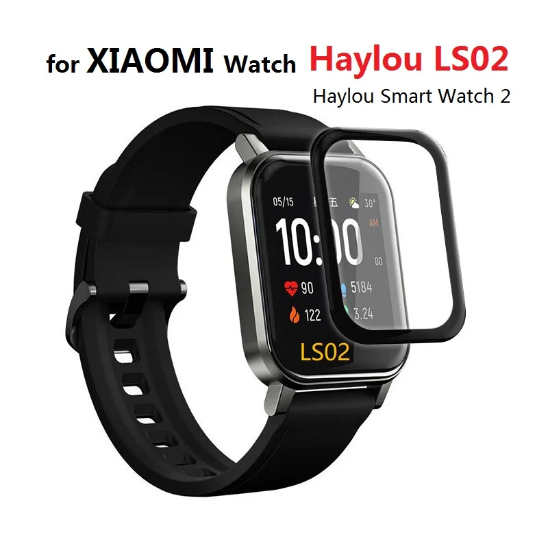 

10PCS 3D Soft Screen Protector for Xiaomi Haylou LS02 Full Cover Anti-Scratch Protective Film for Haylou Smart Watch 2