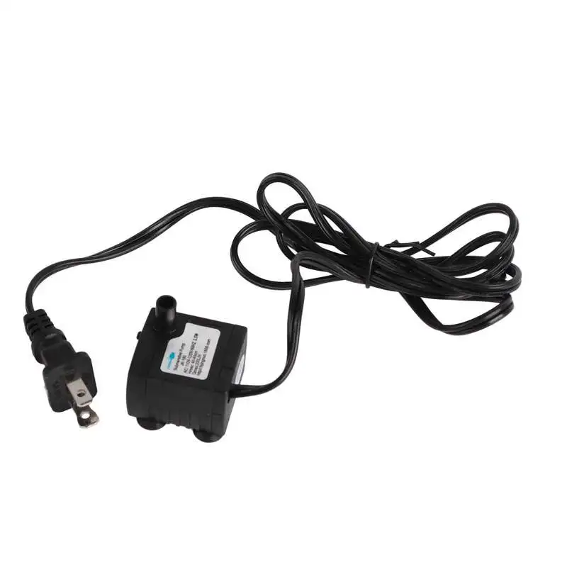 Water Pumps Pet Water Fountain Pump IPX8 Waterproof Adjustable Quiet Mini Submersible US Plug 110‑120V water pump aquarium water pump
