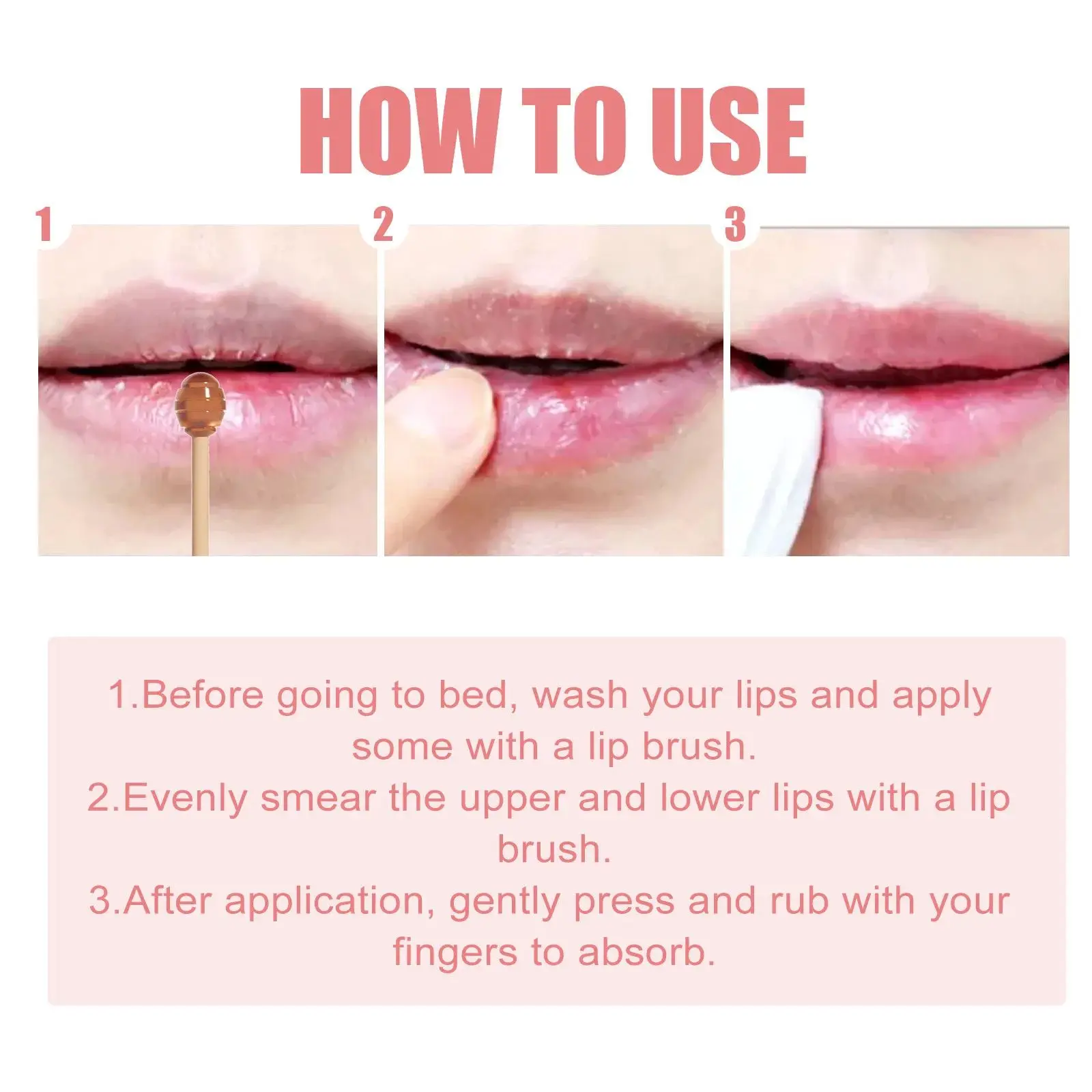 Honey Lip Oil Sleep Lip Mask Moisturizing Nourishing Anti Cracking Lip Gloss Long Lasting Makeup Primer Hydrating Jelly Lip Balm 6