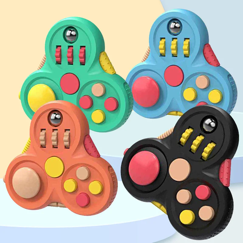 

Decompression Toys Rotating Magic Bean Cube Fidget Toy Triangle Small Beads Educational Toy Children's Puzzle Stress Relief Toy
