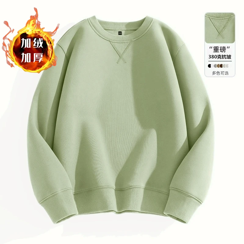 هودي رجالي صوفي سميك برقبة دائرية | سترة شتوية شبا...