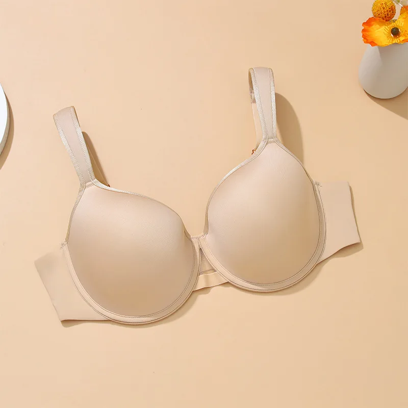 Plus Size Bras for Women Large Bust Minimizer Anti-Sagging Push Up Breathable Seamless Full Coverage Cups 75 80 85 90 C D E F