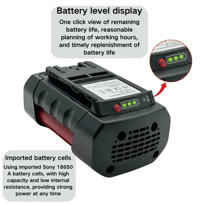 Bosch 36V battery 9000mAh 6000mAh 18000mAh BAT4030 BAT4040 BAT4050 BTA4060 Power tools Li-Ion Battery Power Tool Battery Rechargeable Battery
