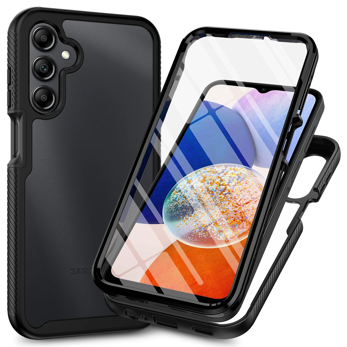 Premium 360° Shockproof Hybrid Phone Case with Screen Protector