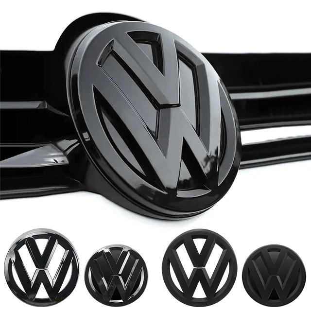 Glänzend schwarz auto front grill abzeichen ersatz emblem auto logo zubehör  für volkswagen vw golf 7 2014 2015 2016 2017 - AliExpress