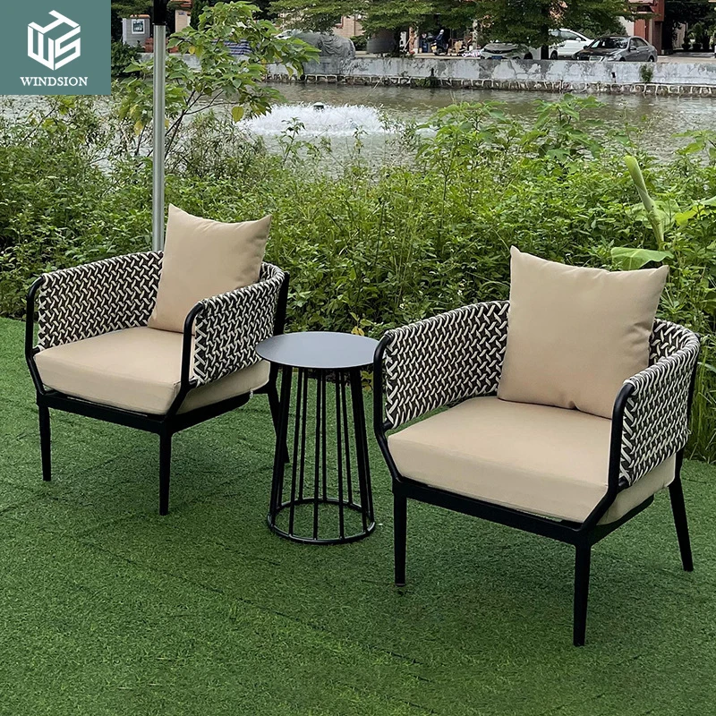 

Outdoor Comfortable Leisure Rattan Chair for Garden and Cafe Restaurant Garden Chairs