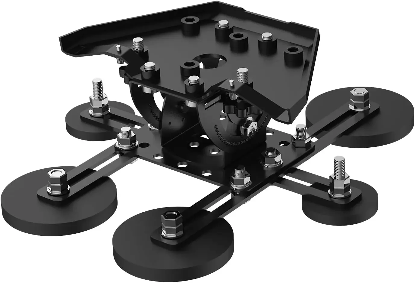 Magnetic Roof Mount for Starlink Mini (V4) Dish 211 lbs Angle-Adjustable 6 Magnetic Bases Cars Yachts