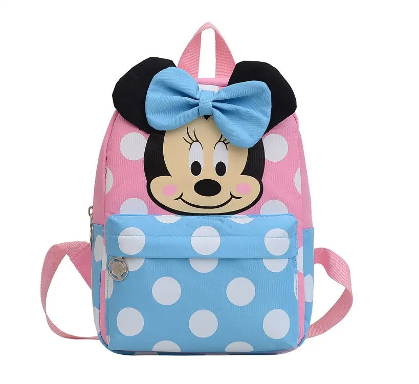 Disney princess Mickey mouse cars primary bag school waterproof children backpack Cartoon Minnie bag shoulder